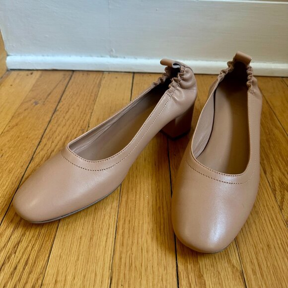 Everlane Pump Heel in Blush Tan, Size 9, Leather - Picture 5 of 6